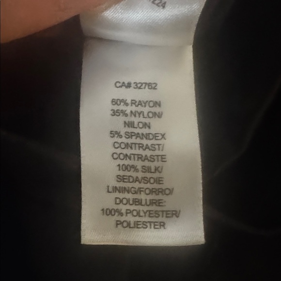 Laundry By Shelli Segal Black Mini Dress with Ruffled Sleeves Size 4 - Picture 8 of 8